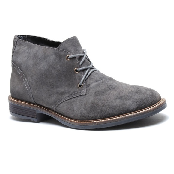 gray suede chukka boots